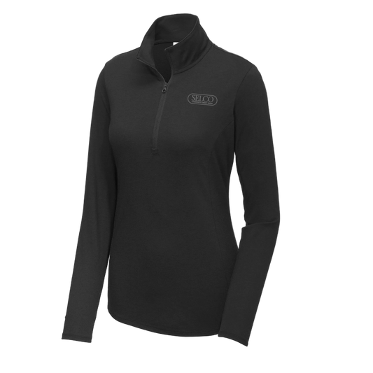 Ladies Triblend Wicking Quarter Zip Pullover | LST407