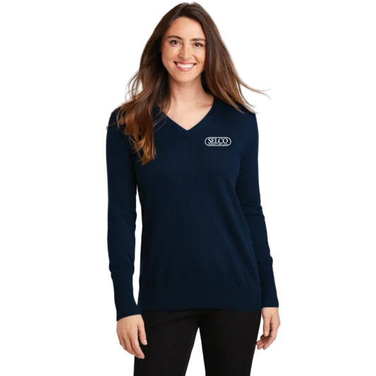 Port Authority® Ladies V-Neck Sweater | LSW285