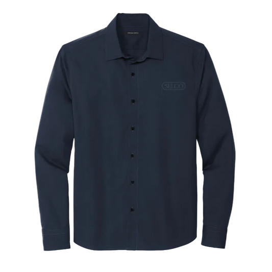MERCER+METTLE Long Sleeve Stretch Woven Shirt | MM2000