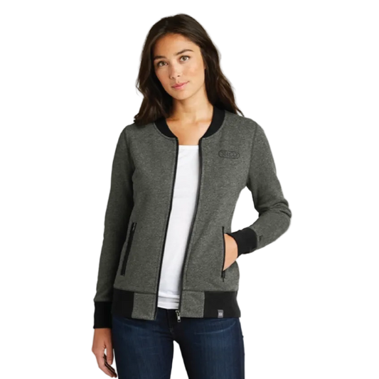 Ladies New Era French Terry Baseball Full Zip | LNEA503