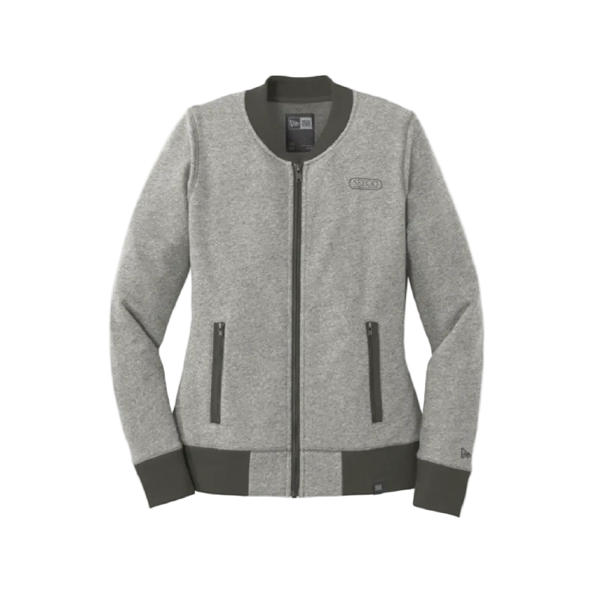 Ladies New Era French Terry Baseball Full Zip | LNEA503