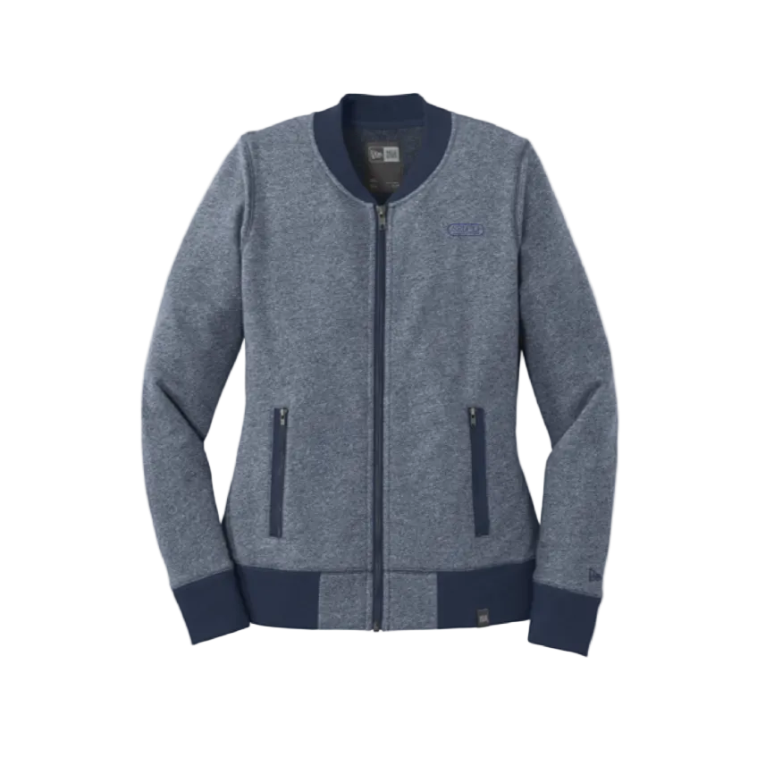 Ladies New Era French Terry Baseball Full Zip | LNEA503