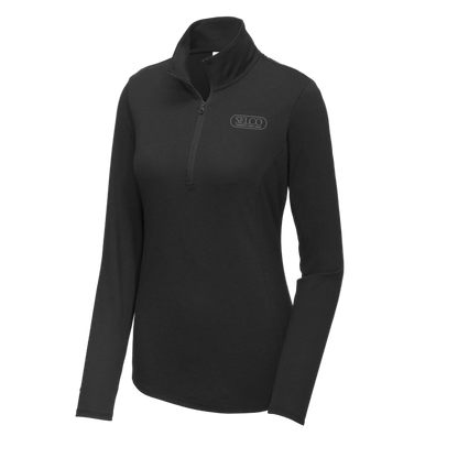 Ladies Triblend Wicking Quarter Zip Pullover | LST407