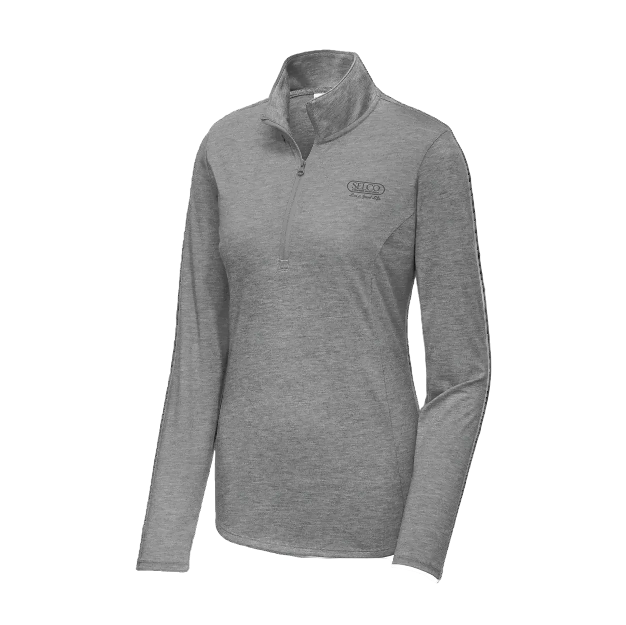 Ladies Triblend Wicking Quarter Zip Pullover | LST407