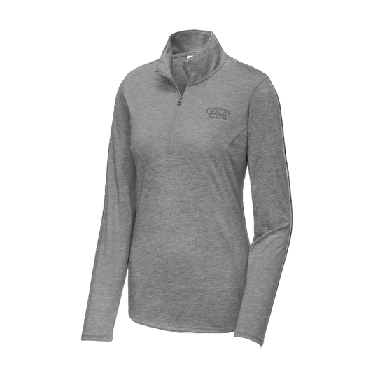 Ladies Triblend Wicking Quarter Zip Pullover | LST407