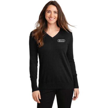 Port Authority® Ladies V-Neck Sweater | LSW285