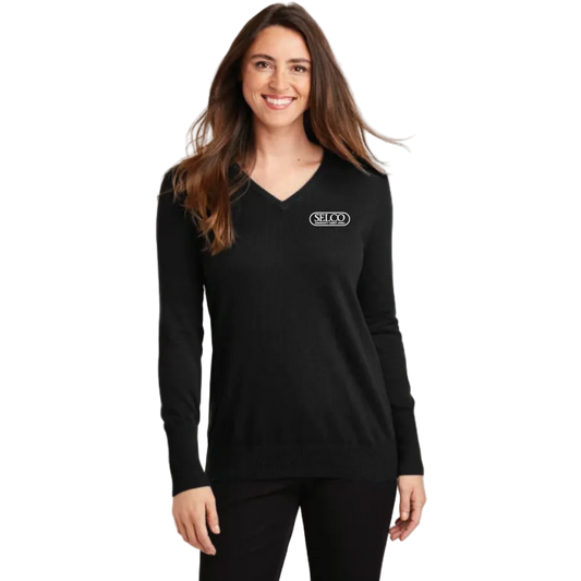 Port Authority® Ladies V-Neck Sweater | LSW285