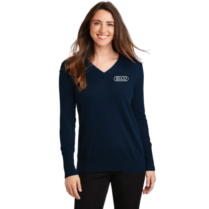 Port Authority® Ladies V-Neck Sweater | LSW285