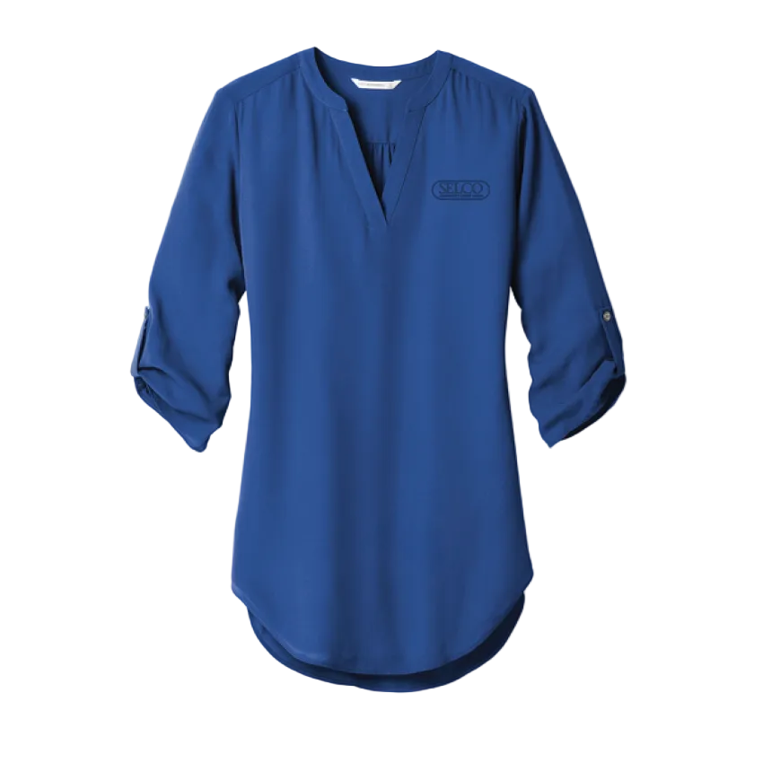 Women's 3/4-Sleeve Tunic Blouse | LW701