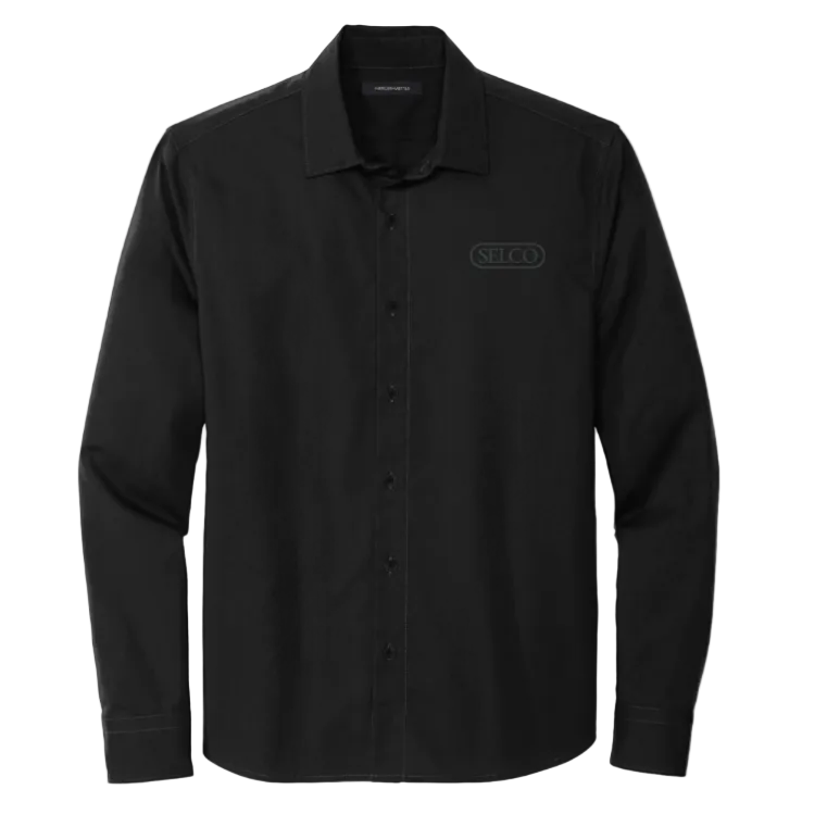 MERCER+METTLE Long Sleeve Stretch Woven Shirt | MM2000