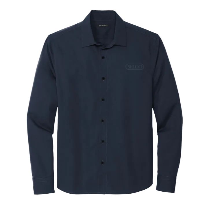 MERCER+METTLE Long Sleeve Stretch Woven Shirt | MM2000