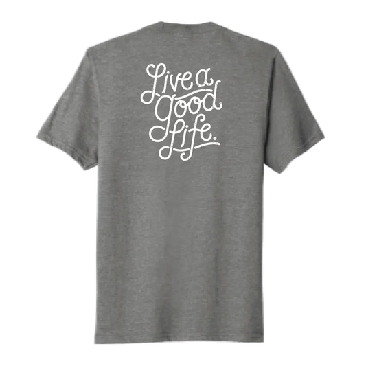 Live a Good Life Mens Blend Tee | PC455