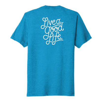 Live a Good Life Mens Blend Tee | PC455
