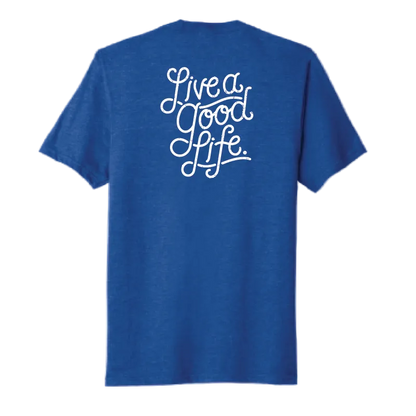Live a Good Life Mens Blend Tee | PC455